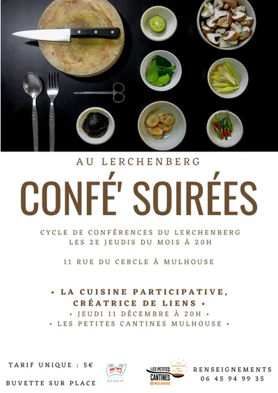 conférence sur la cuisine participative et solidaire