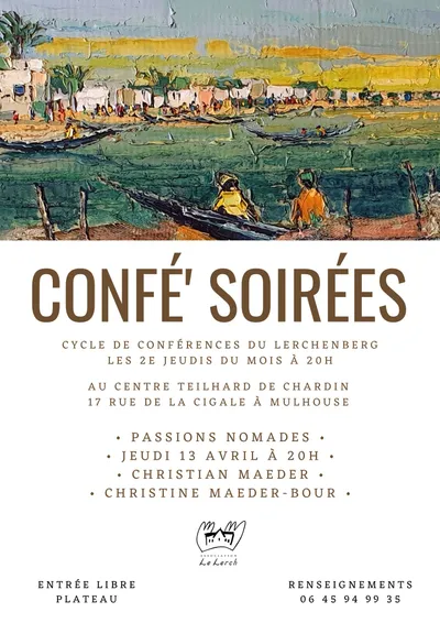  Conférence intitulée "Passions nomades" 