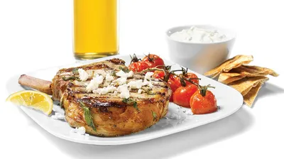 Côtelette de porc marinée à la bière et aux herbes