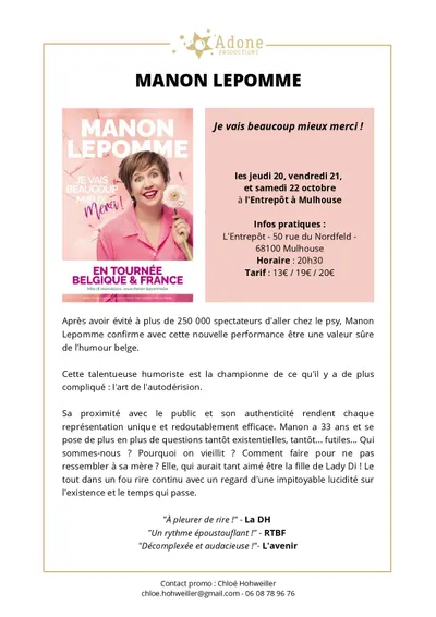 Manon Lepomme (humour)