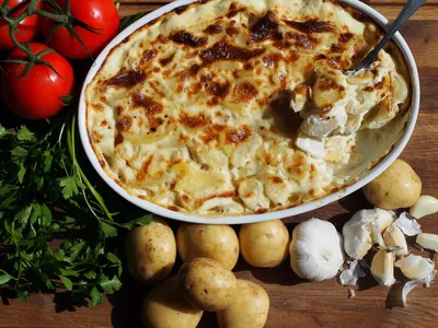 Gratin de cabillaud aux pommes de terre