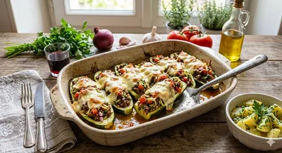 Courgettes farcies