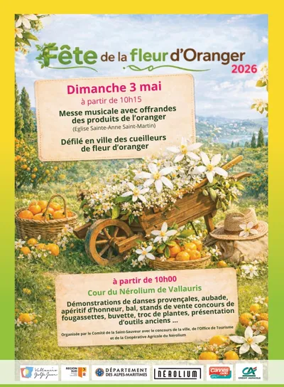 PARTENARIAT CANNES RADIO : LA FÊTE DE L'ORANGER A VALLAURIS