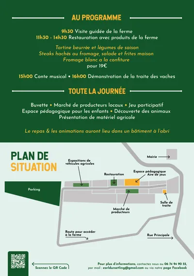 inauguration à la ferme du Roetling le 26/06