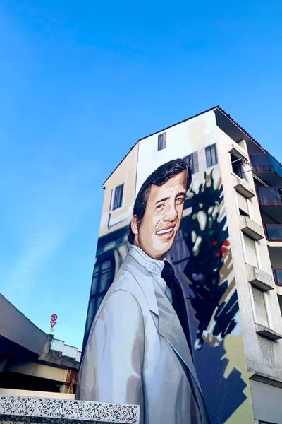 23/12/22 : Cannes : Fresque murale en hommage à Jean-Paul Belmondo