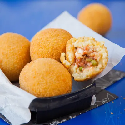 Recette anti-gâchis d'arancini bolognaise petits pois