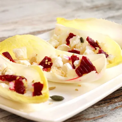 Salade d'endives, betteraves et munster