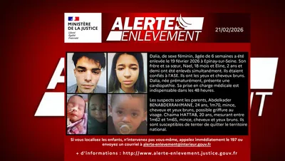 Alerte enlèvement : deux enfants recherchés