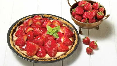 Tarte aux fraises gourmande