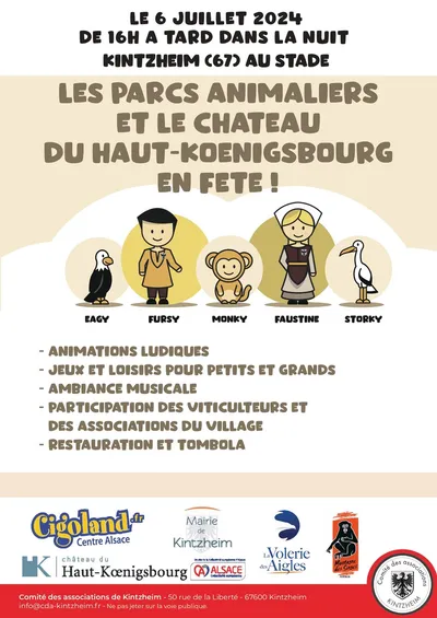 Les parcs animaliers et le Haut-Koenigsbourg en fête