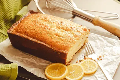 Cake au citron basilic