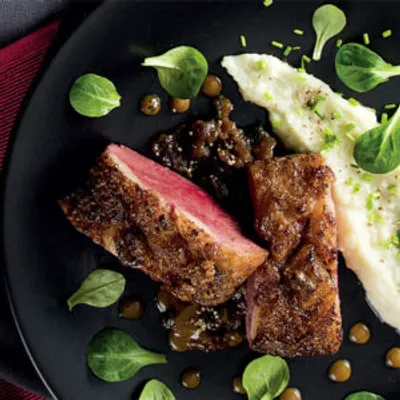 Magret de canard au quarte épices