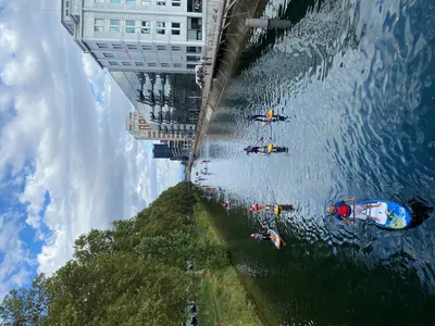 Dernière balade en paddle de l'année
