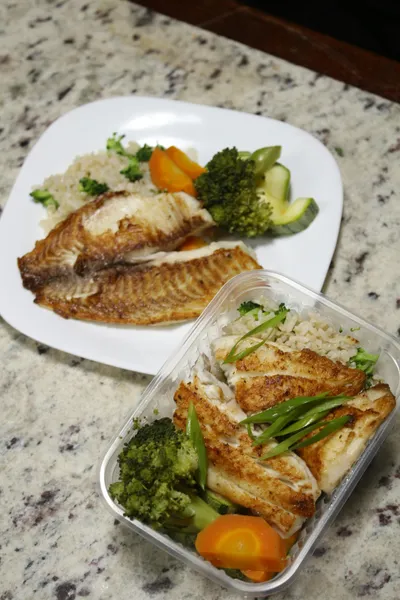 Filets de cabillaud et brocolis 