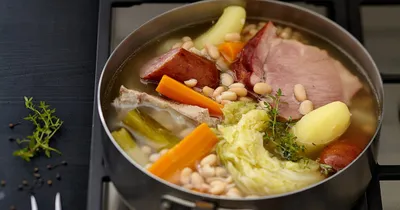 Potée au chou et haricots blancs