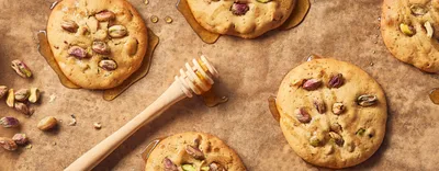Cookies aux pistaches et miel