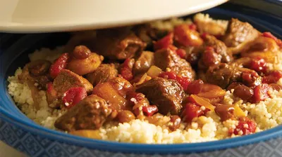 Tajine d'agneau aux fruits secs