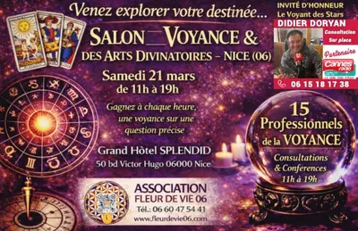 GAGNEZ DES ENTREES POUR LE SALON DES ARTS DIVINATOIRES A NICE