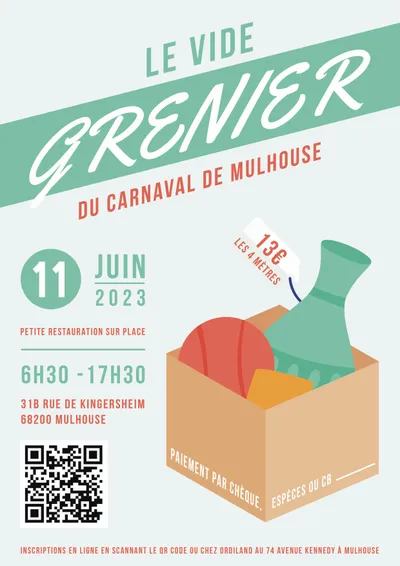 Le Vide Grenier du Carnaval de Mulhouse