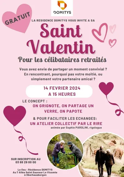 Une rencontre pour les célibataires retraités 