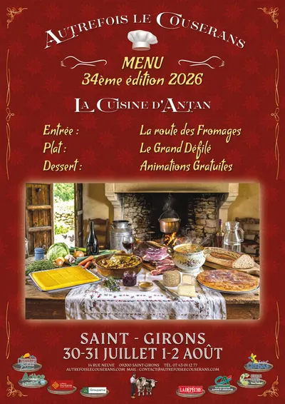 Saint-Girons : « Autrefois le Couserans » célèbre la cuisine d'antan pour sa 34ᵉ édition