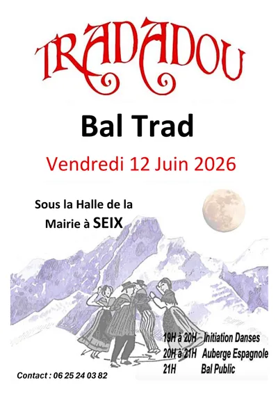 Bal trad à Seix avec les Tradadou