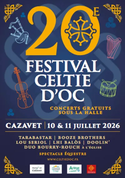 Cazavet  le Festival Celtie d’Oc célèbre sa 20e édition les 10 et 11 juillet