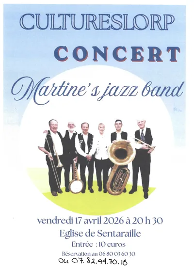 Concert - Martine’s Jazz Band à Lorp-Sentaraille