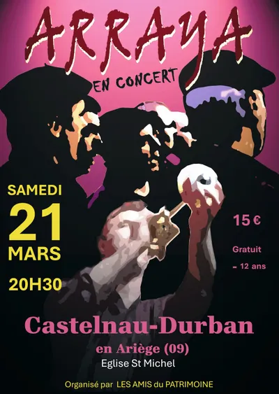 Concert de chants basques avec le groupe ARRAYA