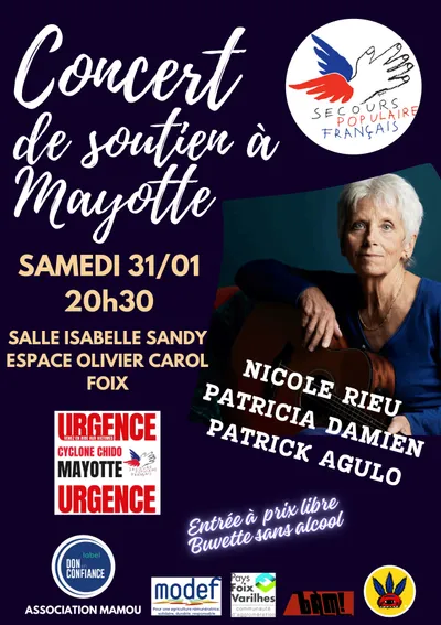 Concert de soutien à Mayotte