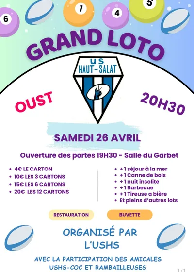 Grand Loto à Oust