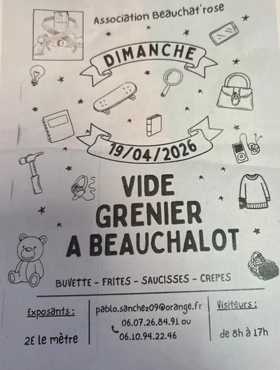Grand vide-greniers à Beauchalot
