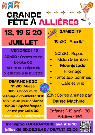 Grande fête à Allières