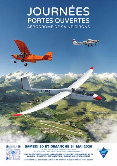 L’Aéroclub de l’Ariège ouvre ses portes à Saint-Girons Antichan