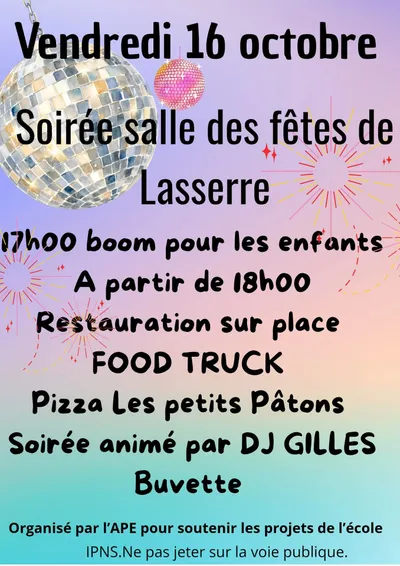 Lasserre : une soirée festive pour soutenir les projets de l’école le 16 octobre