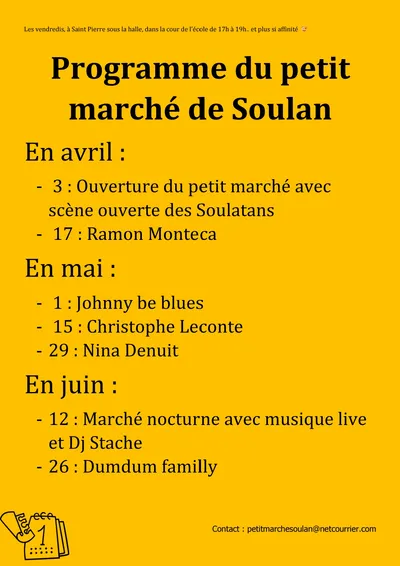 Le Petit Marché de Soulan : convivialité, musique et rencontres locales