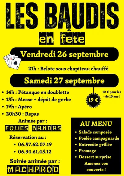 Les Baudis en fête