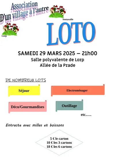 Loto à Lorp Sentaraille