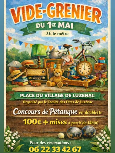 Luzenac : le vide-grenier du 1er