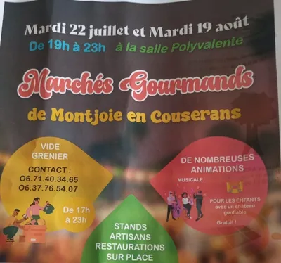 Marché gourmand de Montjoie en couserans