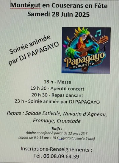 Montégut en Couserans en fête