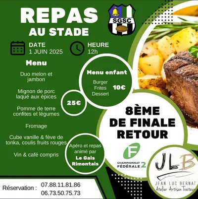 Repas / les 8ème de finale de finale