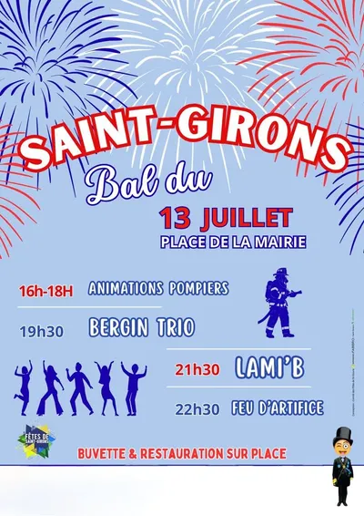Saint-Girons : le bal du 13 juillet promet une soirée festive