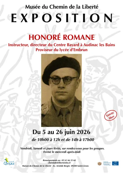Saint-Girons : une exposition retrace le parcours d’Honoré Romane au Musée du Chemin de la Liberté