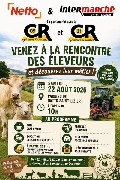 Saint-Lizier : une journée à la rencontre des éleveurs le 22 août