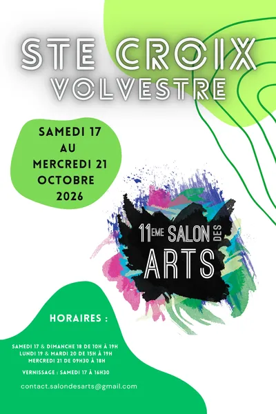 Sainte-Croix-Volvestre : le Salon des Arts revient pour sa 11e édition du 17 au 21 octobre