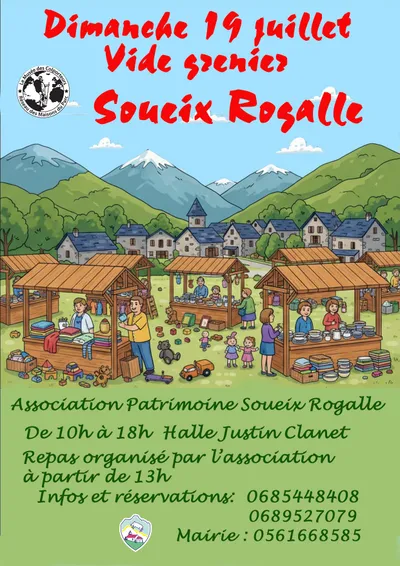 Soueix-Rogalle : le vide-greniers revient le dimanche 19 juillet