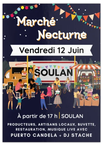 Soulan : le marché nocturne revient le vendredi 12 juin