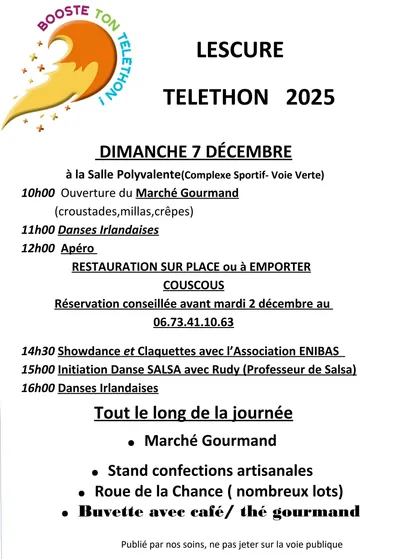 Téléthon 2025  Lescure