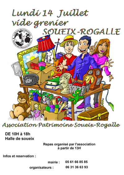 Vide grenier Soueix-Rogalle